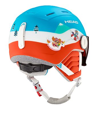 Превью Шлем горнолыжный Шлем горнолыжный HEAD Mojo Visor Paw (328113)